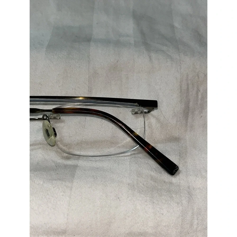 Charmant Rimless Eyeglasses Frames Only, CH10960, 52-18-140, Titanium, Gray